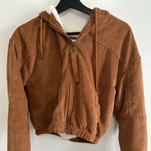 Teddy Interior Zip Up Jacket